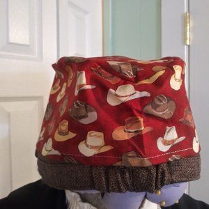 2295 Jeaniemade Short Size Surgery Cap/Do-Rag With Ties in The Back